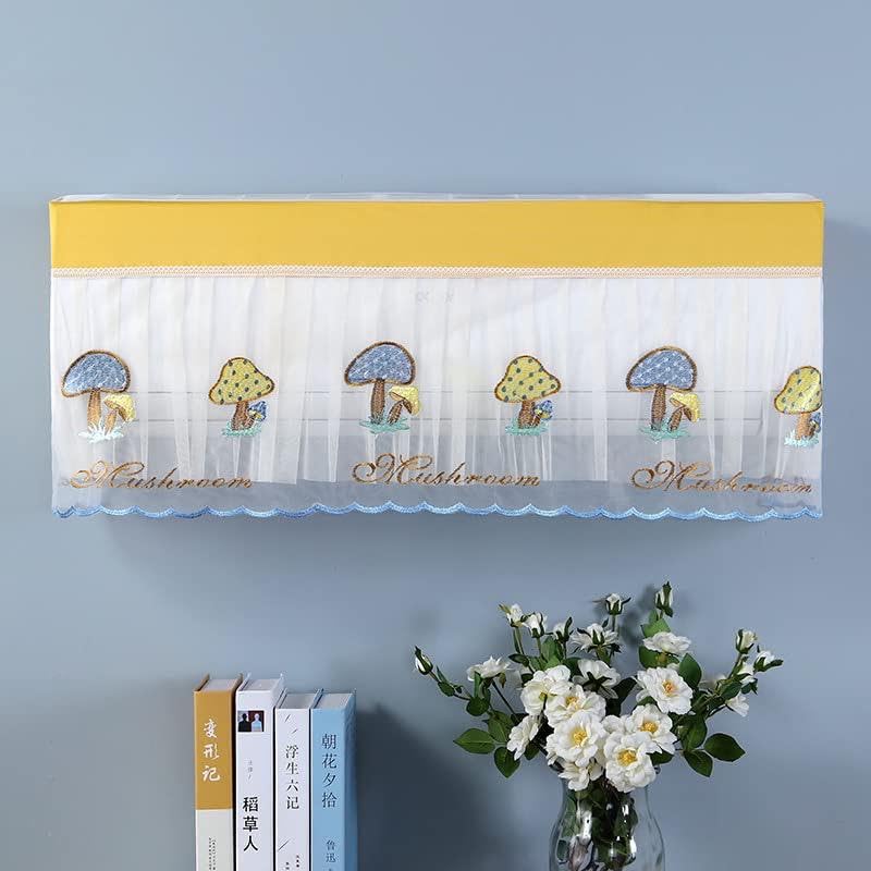 Air Conditioning Dust Cover Embroidery Designer AND RANING MOOD Ac Cover for Indoor Split Ac 1.5 AND 2.0 Ton (97 x 31 x 21 .5cm ) (Multicoloured) Air Conditioning Dust Cover Embroidery Designer AND RANING MOOD Ac Cover for Indoor Split Ac 1.5 AND 2.0 Ton (97 x 31 x 21 .5cm ) (Multicoloured)